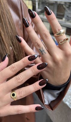 Cat Eye Nails, Nail Jewelry, Brown Nails, Minimalist Nails, Nail Art Ideas, Fire Nails, Dream Nails, Funky Nails, Chic Nails