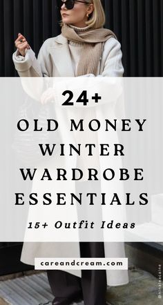 Looking to elevate your winter fashion game? Click through to discover how to create a chic old money winter capsule wardrobe. Explore classy winter outfits and find old money winter wardrobe essentials that offer both aesthetic appeal and practicality. Get ready for a season of sophisticated winter looks and find winter outfit inspiration. Chic and cozy old money winter outfits for women. Old Money For Winter, Winter Fashion Essentials, Fall Wardrobe Essentials For Women, White Denim Winter Outfit, Snowy Day Work Outfit, Winter Whites Outfits, Realistic Winter Outfits, Coastal Grandma Winter Outfits, Classic Winter Outfits Women