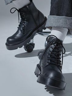 Country of Origin : KOREA Black Boots, Combat Boots, Men's Shoes, Shoe Boots, Boots, The Originals, Black