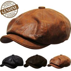 Leather Ivy Cap, Mens Leather Hats, Friday Style, Ivy Hat, Mad Hat, Baker Boy Cap, Cap Hats