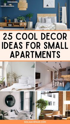 the 25 cool decor ideas for small apartments that are easy to do and cheap