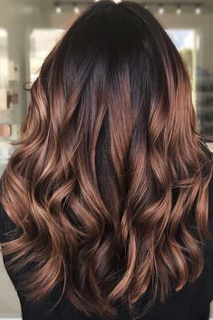 Ombre Hair Color For Brunettes, Fall Hair Color Trends, Brunette Color, Caramel Highlights, Red Wood