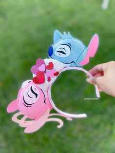 Hey, I found this really awesome Etsy listing at https://www.etsy.com/listing/932417616/mickey-ears-valentines-kissing-angel-and Angel And Stitch, Stitch Ears, Diy Disney Ears, Disney Mouse Ears, Mickey Mouse Ears Headband, Minnie Mouse Ears Headband, Disney Pixar Up, Disney Mouse, Pink Minnie