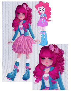 Pinkie Pie Dti Outfit, Di Bright Theme, Dress To Impress Happy Theme Outfit, Pinky Pie Dress To Impress, Dress To Impress Apology Video Theme, My Idol Outfit Dress To Impress, Pink Dress To Impress Outfit, Dress To Impress Ideas Outfit, Cosplay Dti Outfits