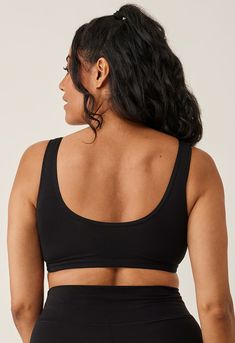 This incredibly soft nursing bra has become a customer favorite, and there's no wonder why. Its unparalleled comfort and flexibility make it a top choice before, during, and after pregnancy. The cups boast a double layer of material, and with the wrap cut, nursing becomes effortlessly easy. The clean design, free from chafing fasteners, combined with the cool and moisture-absorbing material, makes it ideal for night nursing. It's simply the ultimate bra—your go-to, every day of the week, 24 hour Stretch Nursing-friendly Bra, Supportive Nursing Friendly Sports Bra, Supportive Nursing Bra With Soft Touch, Supportive Nursing Bra With Built-in Bra, Supportive Nursing Bra With Moderate Coverage, Supportive Nursing Bra With Removable Pads, Supportive Full Coverage Nursing Bra, Black Seamless Full Coverage Nursing Bra, Supportive Full Coverage Nursing Bra For Loungewear