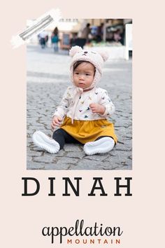 Spirited, old school, surprisingly  SO rare. Dinah is the perfect alternative to Hannah, a successor to Clementine. #girlnames #babynames #namingbaby #appellationmountain