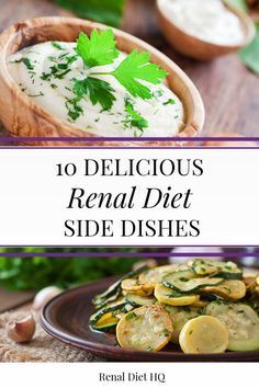 Diet Side Dishes, Renal Diet Menu, Healthy Kidney Diet