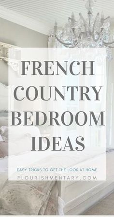 Looking for a way to add a little romance to your bedroom? Check out our range of romantic master bedrooms decor! From dreamy bedding to beautiful dcor, we've got everything you need to make your bedroom feel like a lover's paradise. French Country Interior, French Country Rug, French Country Bathroom, Modern French Country, Easy Tricks