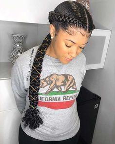 2 feedin braids styles Two Feed In Braids, 2 Cornrow Braids, Two Cornrow Braids, 2 Feed In Braids, Sleek Braid, Feed In Braids, Two Braid Hairstyles, Feed In Braids Hairstyles, Goddess Braids Hairstyles