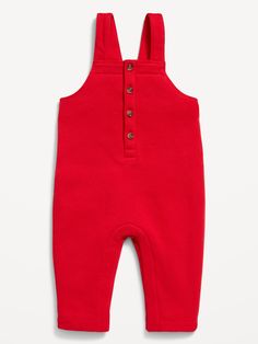 straight neckline functional button-front wide shoulder straps hidden snaps at inseam relaxed fit through bodymachine wash according to the care instruction label  . Best Holiday gift for baby  , perfect Overalls for Christmas! Red Overalls, Baby Red, Overalls Outfit, Straight Neckline, Family Maternity, Family Pajamas, Bottom Clothes, Toddler Outfits, Shoulder Straps