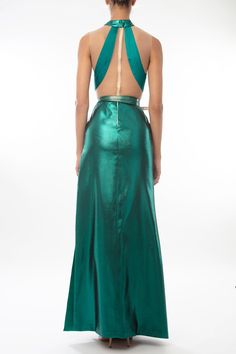 Description Dark Green Column, Long dress Sleeveless Open neckline Silk, Tulle Dry Clean Made in Lebanon DC-12 Pre-draped Sleeveless Gala Dress, Pre-draped Silk Evening Dress With Pleated Back, Silk Maxi Dress With Pleated Back For Party, Sleeveless Pre-draped Cocktail Gown, Silk Maxi Dress With Pleated Back For Cocktail, Silk Backless Pre-draped Dress, Pre-draped Evening Dress With Pleated Back For Party, Silk Evening Dress With Pleated Back For Cocktail, Green Evening Dress With Pleated Bodice