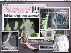 an image of a web page with pictures and words on the front cover, as well as text below