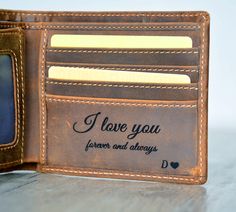 Personalized Mens Wallet, Engraved Wallet, Personalized Monogrammed Leather Wallet, Groomsmens Wallet Groomsmens gift Wallet, father gift Bifold Wallet With Engraved Logo As Gift, Leather Wallets With Engraved Logo Gift, Engraved Bifold Wallets For Gift, Engraved Bifold Wallets As Gifts, Engraved Bifold Wallet As Gift, Father's Day Gift Wallets With Coin Pocket, Father's Day Wallets With Coin Pocket, Father's Day Gift Wallet With Coin Pocket, Personalized Mens Wallet