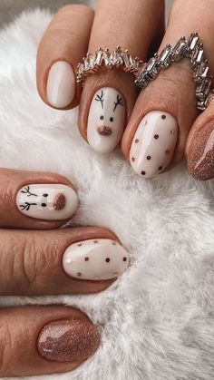 50+ Christmas Nails So Cute, Even Santa Will Be Jealous! 🎄💅 Get holiday-ready with these Christmas Nails that will make your season shine! From classy Christmas Gel Nails to fun Christmas Nails Acrylic, there's a look for every nail lover. 🎅✨ Try Cute Christmas Nails or Christmas Nails Easy if you’re up for a quick, festive DIY. Need some Nagel Inspo? We’ve got you covered with stylish Xmas Nails and Nail Art Noel to make Her Nails stand out. Go bold with Red Christmas Nails or add some sweet... Milky Nails, Short Gel Nails, Cute Christmas Nails, Christmas Nails Easy, Christmas Gel Nails, Simple Gel Nails, Cute Gel Nails, Winter Nail Designs, Festival Nails