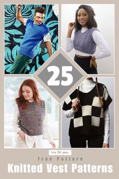 25+ FASHIONABLE AND FREE KNITTED VEST PATTERNS Layering Essentials, Purl Stitch