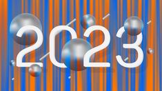 the numbers are numbered in white on an orange and blue background with lines that appear to have been distorted