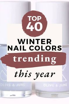 January Nail Designs, Nail 2024, January Nails, Olive And June, Nail Colors Winter, Nail Colour, Nail Style