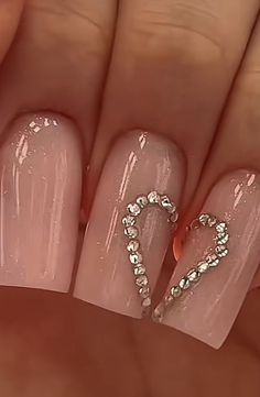 Unghie Sfumate, Nagel Tips, Classy Acrylic Nails, Gem Nails, Pink Acrylic Nails, Classy Nails