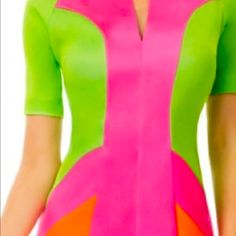 New With Tag. Gretchen Scott Jersey Color Block Dress. Size Shrimp (Xxs). Bright Pink, Green, And Orange. Short Sleeve. Mini Dress 35” Length. 8” Sleeve. Split V-Neck. 4” Hem. Contrast Panels. 97% Polyester/3%Elastane. Orange Stretch Mini Dress With Short Sleeves, Green Color Block Mini Dress, Vibrant Fitted Green Dress, Spring Color Block Mini Dress With Short Sleeves, Multicolor Fitted Mini Dress With Short Sleeves, Pink Color Block Mini Dress For Summer, Fitted Color Block Mini Dress For Spring, Vibrant Fitted Mini Dress, Pink Color Block Mini Dress