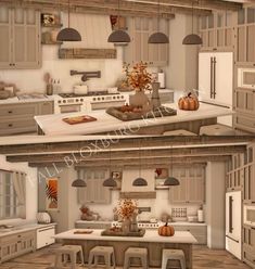 an image of a kitchen setting in 3d