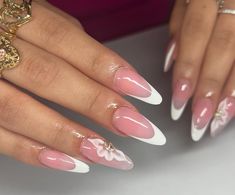 Nails Inspo, Cute Acrylic Nails, Nails Ideas, Almond Nails, Simple Nails, Pink Nails, Pretty Nails, Nail Ideas