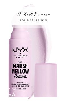 Look 20 Years Younger: 12 Best Primer for Mature Skin Picks Best Face Primer Over 40, Primer Drugstore, Primer For Sensitive Skin, Best Hydrating Primer, Nyx Primer, Best Primer For Oily Skin, Best Drugstore Primer, Drugstore Primer, Best Face Primer