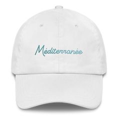 Méditerranée Gradient Embroidered Hat - Polychrome Goods 🍊 Gradient Embroidery, Relaxing Summer, Friends Laughing, Embroidered Hat, Camo Colors, Summer 24, Vintage Candles, Embroidered Hats, Mediterranean Sea