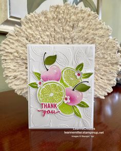 a close up of a card on a table