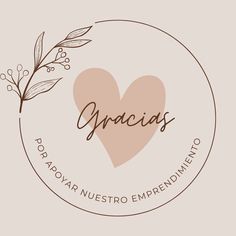 the logo for gracias, an artisan shop that sells handmade items