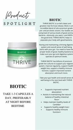 Balance And Biotic Thrive, Level Thrive Promoter, Thrive Patch, Thrive Diet, Healing Your Gut, Thrive Promoter