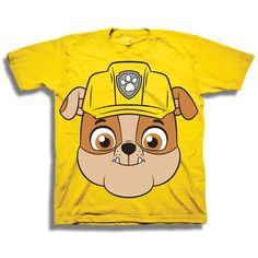 PRICES MAY VARY. Super soft short sleeve tee Officially licensed Paw Patrol Marshall, Rubble Paw Patrol, Unique Jobs, Cape Fashion, Marshall Paw Patrol, Big Face, Husky Puppy, Boys Top, Soft Shorts