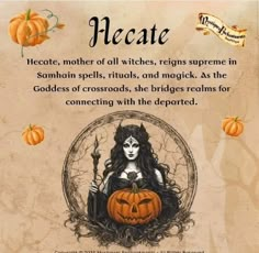 Samhain Traditions, Goddess Magick, Hecate Goddess, Witch Rituals, Witch Quotes, The Cauldron, Wiccan Magic, Witch Spirituality, Magic Spell Book