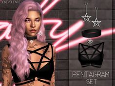 Benevolence Sims 4 Pentagram, Los Sims 4 Mods, Pelo Sims, Sims 4 Game Mods, Sims 4 Dresses, The Sims 4 Download, Sims4 Clothes