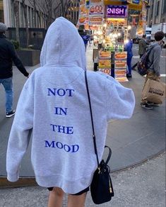 Stay stylish while embracing your mood with the "NOT IN THE MOOD" hoodie. Perfect for introverts and members of the antisocial club, this oversized hoodie channels Y2K and 2000s vibes, making it a trendy go-to for Gen Z. Whether you're looking for a mental health day or just want to keep things low-key, this hoodie's got you covered. The VSCO-inspired aesthetic ensures it's effortlessly cool, while the relaxed fit makes it perfect for everyday wear. Show off your antisocial side in a way that's both comfortable and fashion-forward--perfect as a statement piece or a cozy essential! ~ PRODUCTION ~ Our sweatshirts and hoodies are manufactured with eco-friendly materials, combining 50% cotton and 50% polyester for a responsible and sustainable product. This unisex heavy blend hoodie is all abo Aquarius Szn, Inspi Outfit, Not In The Mood, Hoodie Aesthetic, Aesthetic Hoodie, Hoodie Oversize, Fashion Pieces, 가을 패션, In The Mood