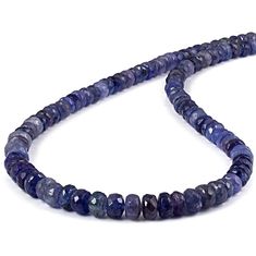 Tanzanite Shape- Rondelle Faceted Size- 5-8 mm Approx. Weight- 80 ct. Length- 45 cm Metal- Sterling Silver 925 Genuine Tanzanite Necklace,Rondelles Faceted Tanzanite beads Necklace,Tanzanite Beaded necklace, Tanzanite Gemstone Jewellery, Blue Necklace All of my jewelry is designed and handcrafted by me. I love to experiment with many different designs and although I may make similar designs more than once, each piece of jewelry is truly one of a kind due to variations between gemstones and withi Blue Tanzanite Gemstone Beads Necklace, Sapphire Rondelle Gemstone Beads Jewelry, Blue Rondelle Gemstone Beads, Blue Rondelle Natural Gemstones, Sapphire Gemstone Beads Jewelry, Sapphire Polished Round Beads Jewelry, Sapphire Necklaces With Polished Beads, Sapphire Gemstone Beads Round Necklace, Sapphire Gemstone Rondelle Necklace