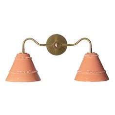 Tangier RP Double Vanity Sconce - Hwang Bishop Double Vanity Sconces, Glazing Furniture, Double Wall Lights, Double Bath, New England Homes, Bathroom Sconces, Hamptons House, Luxe Interiors, Tangier