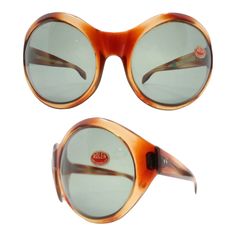 1960’s Mod Sunglasses by Rolen, Made in Italy, DeadstockBy RolenCirca 1960’sMade in ItalyOversized rounded frames Hinge to hinge measures 143mm&The widest point across the front measures 148mm Coloured Sunglasses, Big Sunglasses Women, 70s Sunglasses, 60s Jewelry, 60s Women, Fashion Decades, 60s Mod, Cool Sunglasses, Glasses Fashion