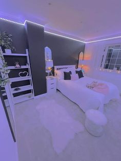 Sunset lamp home decor must have aesthetic orange purple home living room Bedroom Ideas In Basement, Teal Small Bedroom Ideas, Kaci Jay Bedroom Wardrobe, Bedrooms With A Couch, Room Ideas Bedroom With Couch, Room Inspo Gray Walls, Women’s Room Ideas, Room With Grey Walls Bedroom Ideas, Mikayla Mags Bedroom