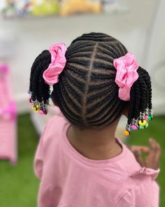 Cornrow Styles For Kids, Baby Hairstyle, Cornrows Styles, Kids Braids, Protective Hairstyle, Kids' Braids, Braids For Kids