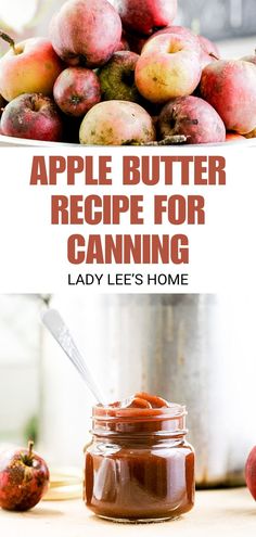 an apple butter recipe for canning lady lee's home