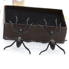 Material: Alloy Color: Single Black 5109 Style: INS Style Creepy Halloween Costumes, Punk Earrings, Ear Jacket Earring, Black Spider, Casual Jewelry, Alloy Earrings, Halloween Jewelry, Black Earrings, Affordable Jewelry