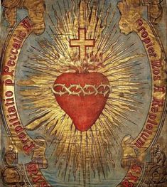 Sacred Heart Art, Heart Art Print, Heart Of Jesus