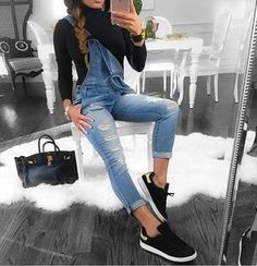 Overall Outfit, Mode Casual, Chill Outfits, Looks Chic, Outfit Goals, Fall Winter Outfits, Outfits Casuales, Teen Fashion, Spring Outfits