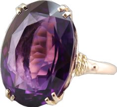 Yellow Gold Amethyst Ring, Amethyst Cocktail Ring, Gold Amethyst Ring, Amethyst Ring, Cocktail Ring, Gift Birthday, Yellow Gold Rings, Cocktail Rings, Gemstone Ring