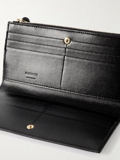 JIL SANDER Medium leather wallet | NET-A-PORTER Minimalist Leather Wallets For Formal Use, Minimalist Leather Wallets For Formal Occasions, Classic Leather Wallet For Everyday Luxury, Jil Sanders, Denim Flats, Metallic Purse, Wallets For Women Leather, Sport Swimwear, Jo Malone London