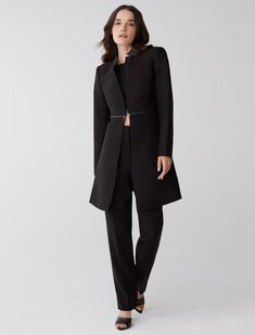 Arelia Long Blazer - BCBGMAXAZRIA Long Blazer Jacket, Puffer Jacket Women, Long Blazer, Fabulous Dresses, Trending Today, Black Blazers, Blazer Jacket, Duster Coat, Latest Trends