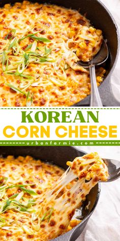 I love whipping up this Korean corn cheese in just 15 minutes! With gooey mozzarella, sweet corn, and a hint of maple, it’s a quick, satisfying dish for busy home cooks. Korean Cheesy Corn, Corn Cheese Korean, Korean Cheese Corn Dog, Korean Corn Cheese Recipe, Ba'corn Cheese Corn, Corn Cheese