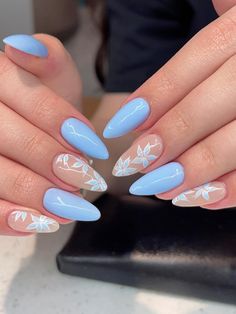 Cute Simple Nails, Nails Green, Summery Nails, Cute Acrylic Nail Designs, Nails Colors, Franklin Tn, Green Spring, Short Acrylic Nails Designs, Beach Nails