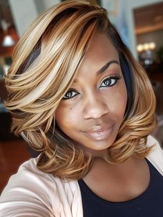 Layered Bob Hairstyles For Black Women, Chic Bob Hairstyles, Bob Hairstyles For Black Women, Burgundy Hair Dye, Finger Waves Short Hair, Short Hair Styles African American, Balayage Long Hair, Black Bob Hairstyles, Trendy Bob