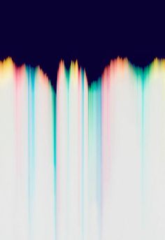 an abstract image of multicolored lines against a black background